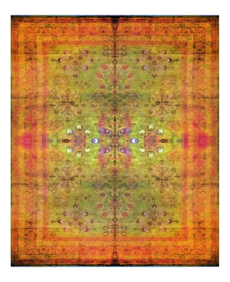 One Of The Kind Pakistani Hand-Knotted Rug 14'2" x 9'7"